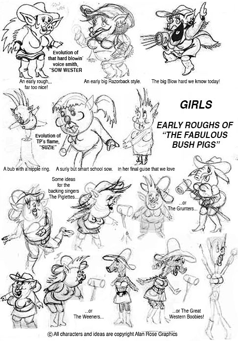Girl Characters of FBPs